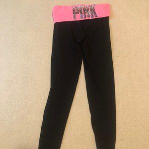 PINK Sparkly Yoga Pants